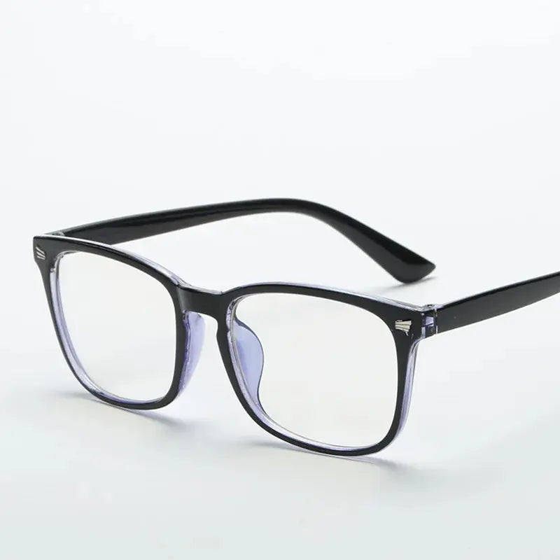 Fashion unisex Square glasses plain glasses full frame glasses for men and women radiation protection Optical glasses NovaCart