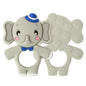 2pcs Cartoon Baby Teether Animal Silicone Teether Raccoon Elephant Koala Giraffe  Baby Teething Toys Accessories Perfect Toy For Kids Stevvex