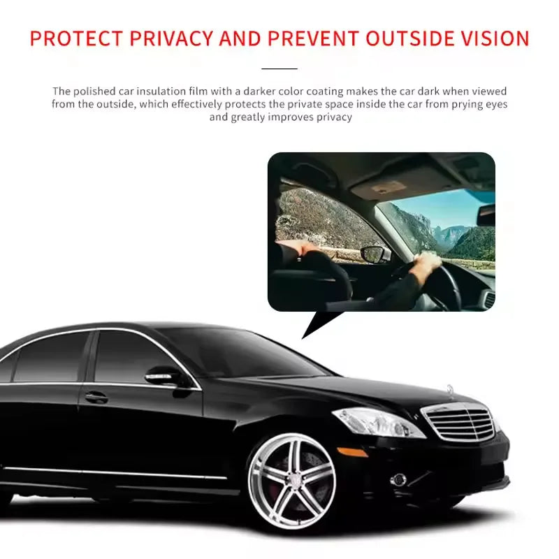 Multi-color Selection Magnetic Control Thermal Reflection Solar Film 99% UVR 15% VLT Automotive Windshield Sunscreen Window Film NovaCart