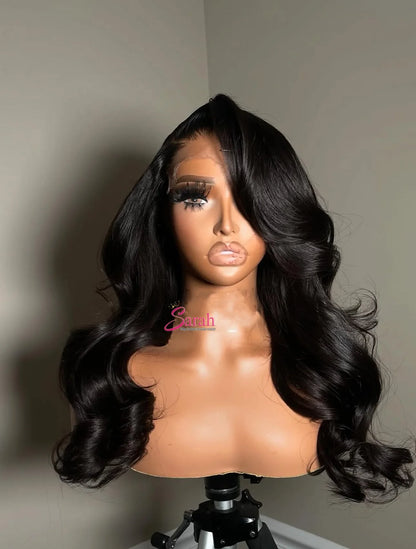 40 Inch Natural Raw Vietnamese Hair PrePlucked 13x6 Glueless Full Frontal Hd Wig Human Hair Lace Front Body Wave Curl Wig Vendor NovaCart