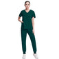 Fashionable Hospital Custom Nurse Uniform Embroidery Logo Colors Short Scrubs Jogger Straight Nurse Uniform Pants Sets NovaCart