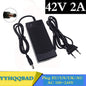 36V 2A battery charger Output 42V 2A Charger Input 100-240 VAC Lithium Li-ion Li-poly Charger For 10Series 36V Battery NovaCart