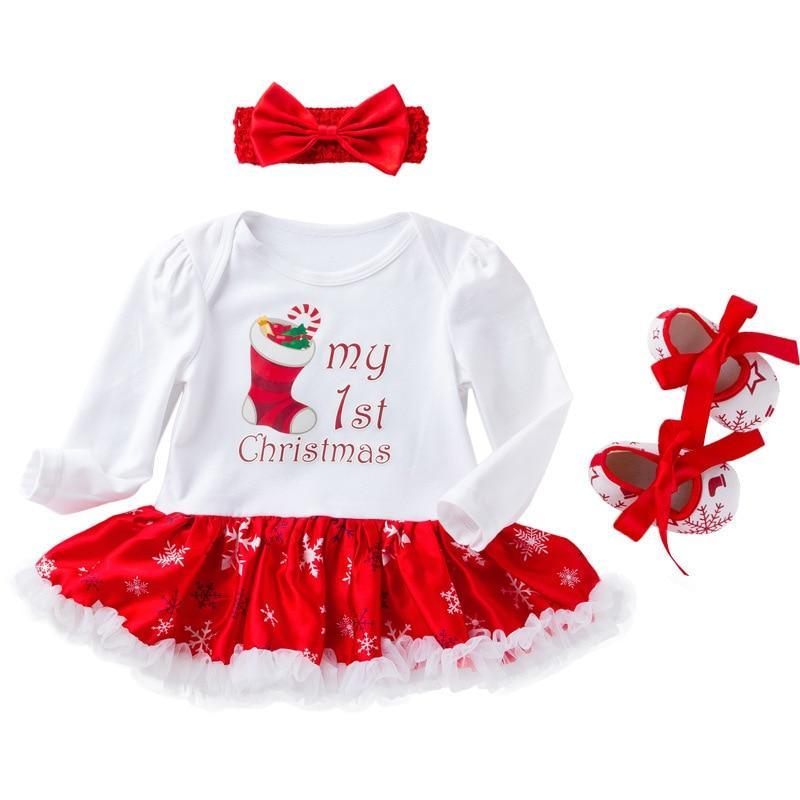 Cute Deer Christmas Costumes For Kids Long Sleeve Baby Girl Clothes Set Unique Design Perfect For Kids Stevvex
