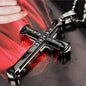 Personality Creative Jesus Cross Amulet Pendant Rock Casual Gift Catholic Christian Necklace