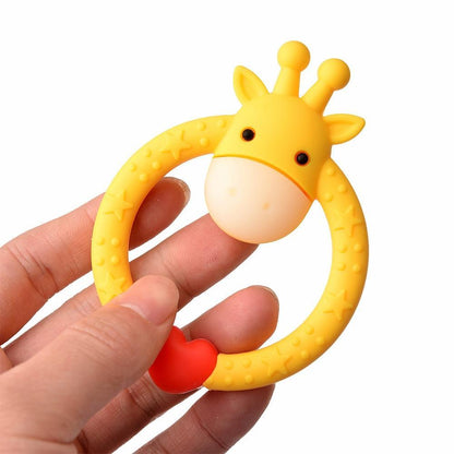 Cute Animal  Baby   Silicone Teether Child Supplies Baby Nursing  Dental Care Child Sucking Toy Perfect For Kids And Parents Stevvex