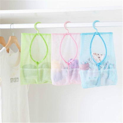 Bathroom Multifunctional Hanging Storage Mesh Bags Eco-Friendly Mesh Bath Toys Baskets For Bathroom For Storage Items Stevvex