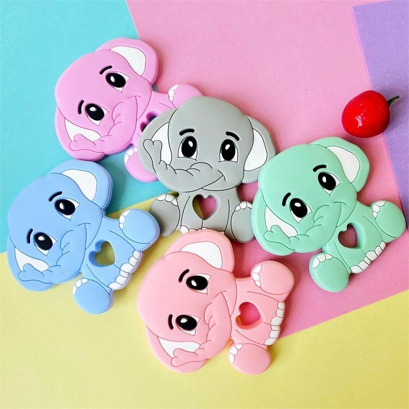 Silicone Elephant Animal Newborn Teethers Toy Cartoon Children Perfect Gift For Baby Boys or Girls Stevvex