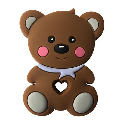 Food Grade Silicone Teethers Animal Fox Koala  Teether  Baby Silicone Chew Charms Kids Teething Gift Toddler Toys Stevvex