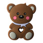 Food Grade Silicone Teethers Animal Fox Koala  Teether  Baby Silicone Chew Charms Kids Teething Gift Toddler Toys Stevvex