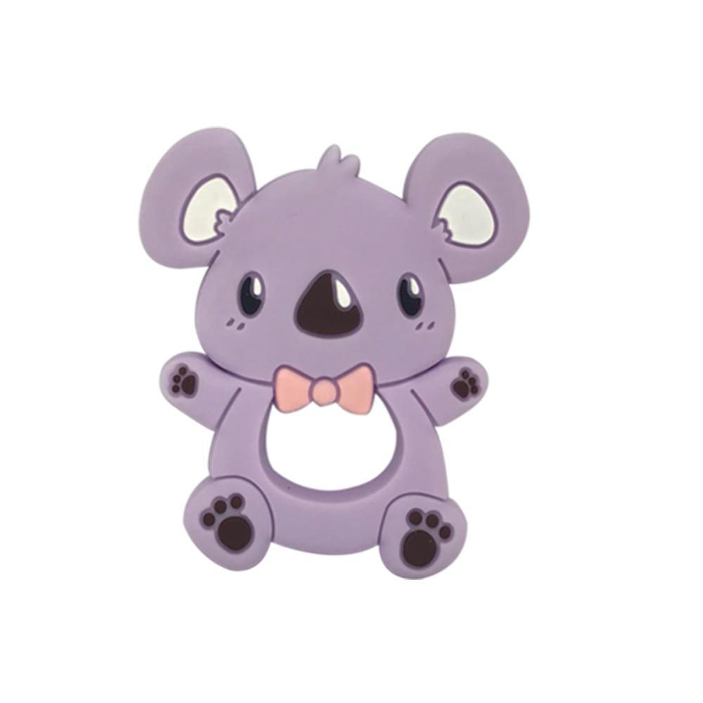 Food Grade Silicone Teethers Animal Fox Koala  Teether  Baby Silicone Chew Charms Kids Teething Gift Toddler Toys Stevvex