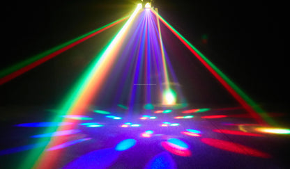 Ultra Affordable Mini 90W 4 Arms Beam Kaleidoscope Halo Strobe Laser 5In1 Dmx Moving Head Disco Effect Light NovaCart