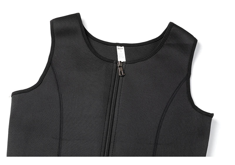 Neoprene Men's Shapers Sweat Vest for Men Waist Trainer Vest Adjustable Workout Body Shaper with Double Zipper for Sauna Suit NovaCart