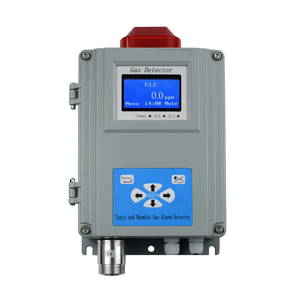 Wall Mounted CL2 Chlorine Gas Detector CL2 Gas Analyzer NovaCart