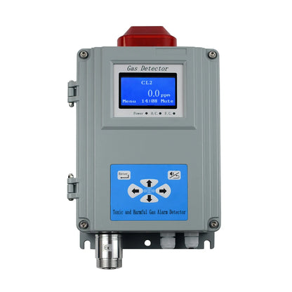 Wall Mounted CL2 Chlorine Gas Detector CL2 Gas Analyzer NovaCart
