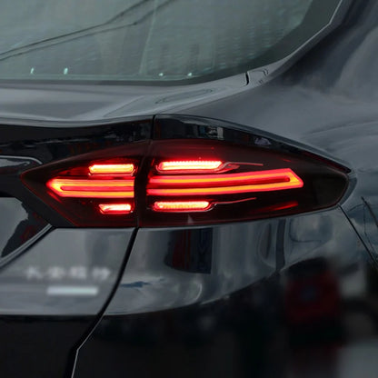 TYPY Suitable for Models of Ford Mondeo Taillight Assembly Porsche Models Modified LED Racing Flow Turn signal 2013-2016 NovaCart