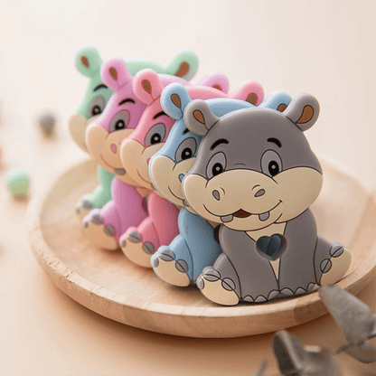 New Sets Baby Silicone Teether Rodent Silicone Animal Fox Teeth Chew Children Goods Stevvex