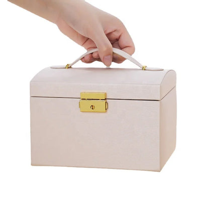 Hot Sale PU Leather Jewelry Storage Box Different Color Organizer for Earrings Necklace Jewelry NovaCart