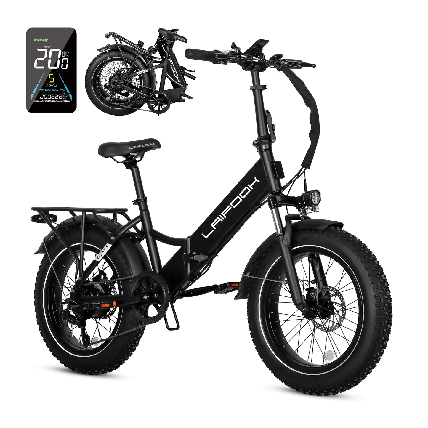 Top Sell 48V 500W 7 Gears Fat Electric Bicycle Bike NovaCart