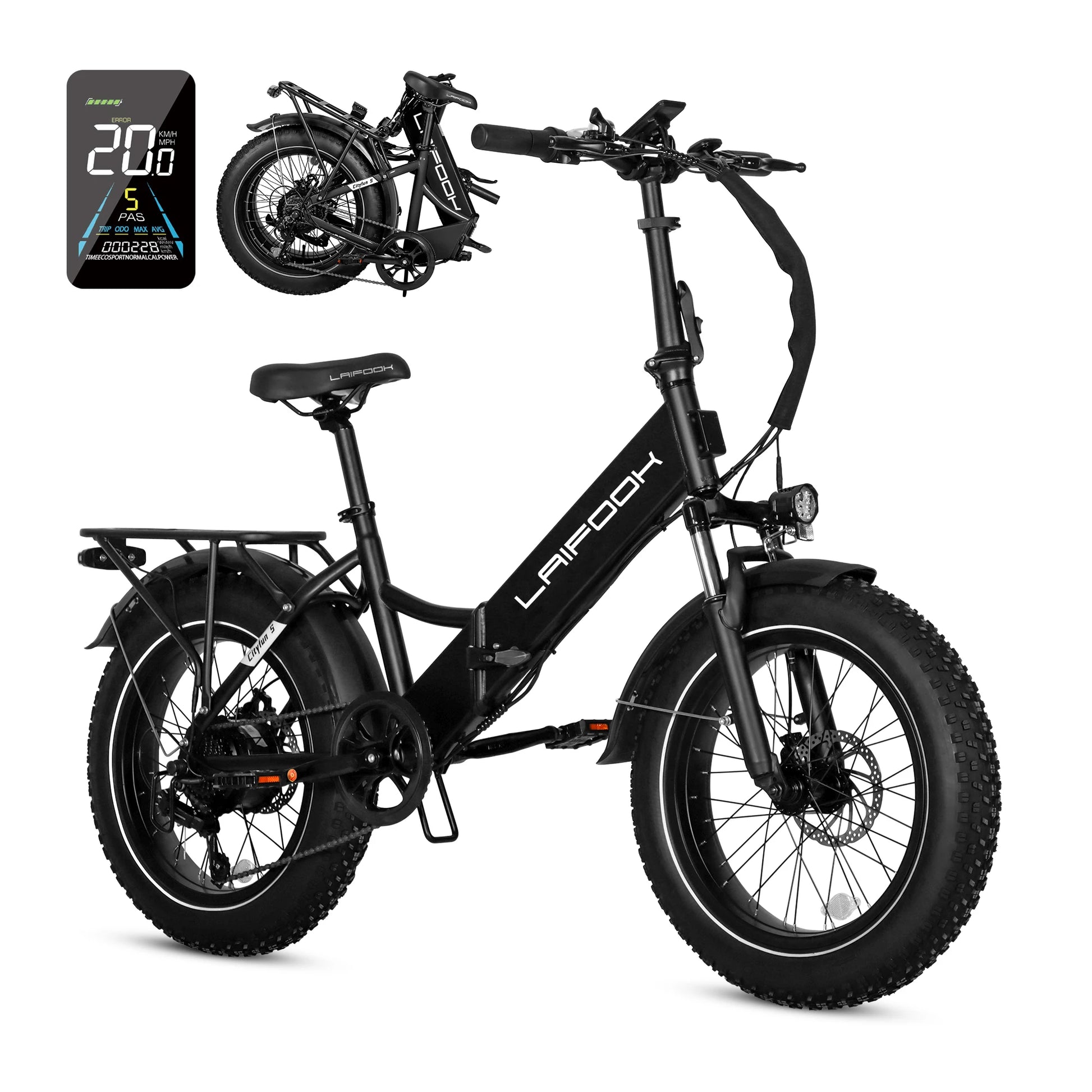 Top Sell 48V 500W 7 Gears Fat Electric Bicycle Bike NovaCart