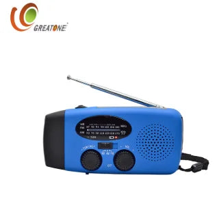 Emergency Solar Hand Crank AM/FM NOAA Radio/Flashlight/Cell Phone Charger/300-1000amh Battery/original Designer & Manufacturer NovaCart