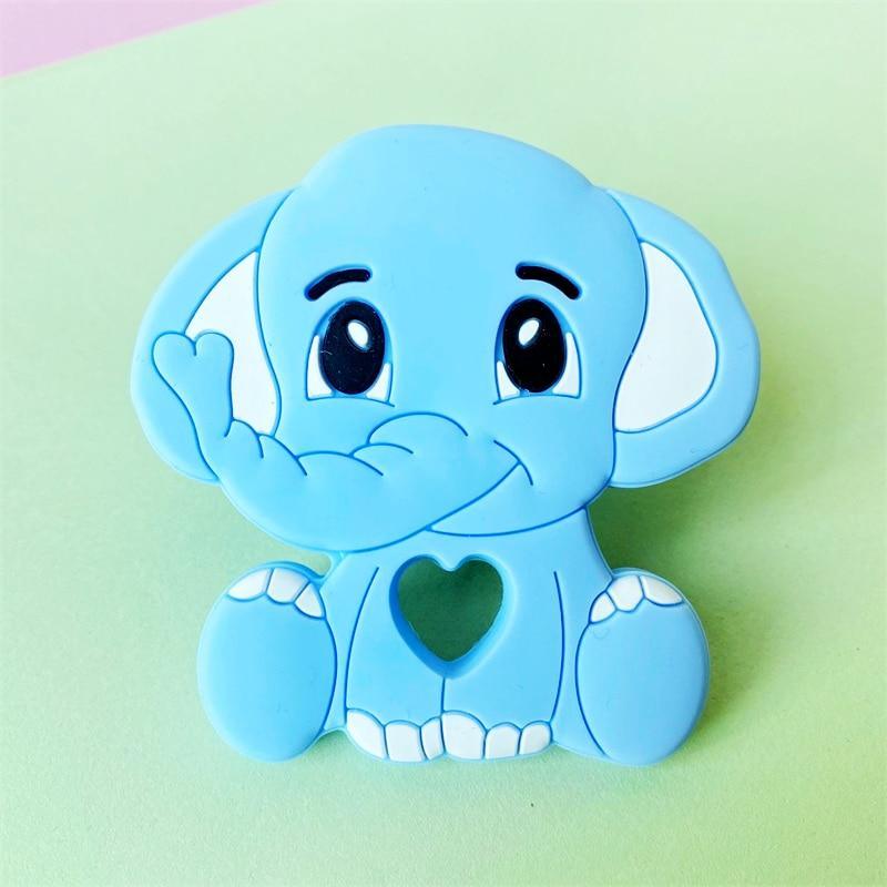 Silicone Elephant Animal Newborn Teethers Toy Cartoon Children Perfect Gift For Baby Boys or Girls Stevvex