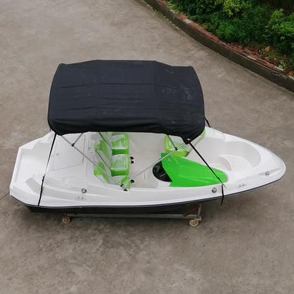 4.67 M 4 Seats Fiberglass Outboard Engine High Speed Boat for Personal Pleasure NovaCart