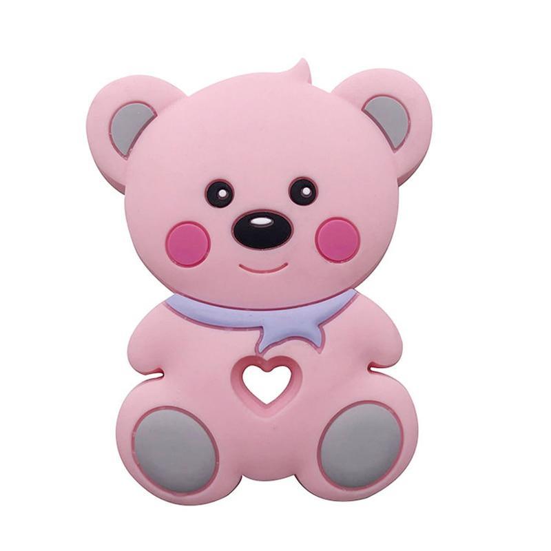 Food Grade Silicone Teethers Animal Fox Koala  Teether  Baby Silicone Chew Charms Kids Teething Gift Toddler Toys Stevvex