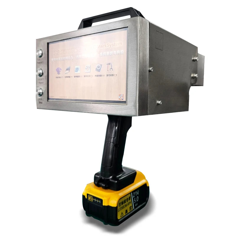 Chinese Factory 120*30 mm CNC Handheld Dot Peen Vin Number Marking Machine Used Metal Engraving Machine Steel Engine Motor Core NovaCart