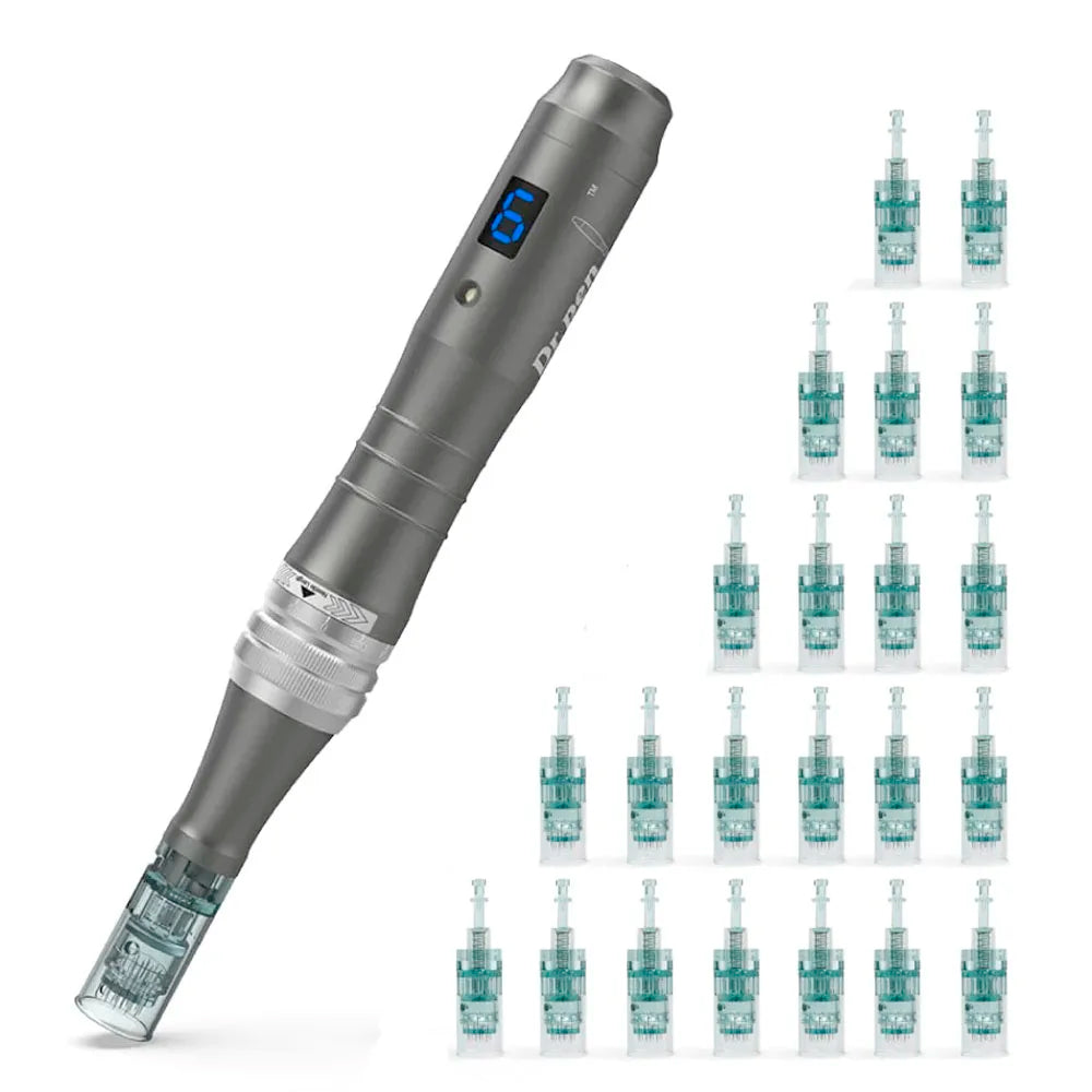 Free Shipping Derma Pen M8 Electric Microneedling Dermapen with 12pins Nano Needles Whitening & Wrinkle Remover for Face & Body NovaCart