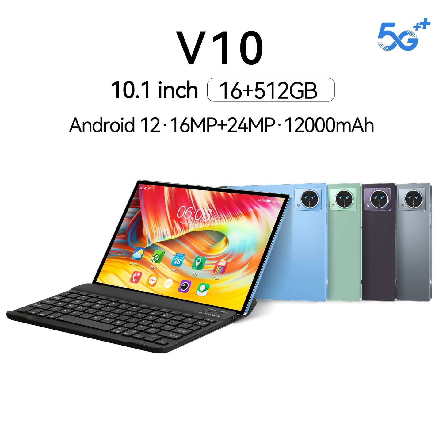 Cheapest According to Customer Demand 10 Inch V10 16g+512g Dual Card Dual Standby 10core Android13 on Tablet NovaCart