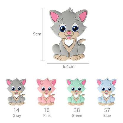 New Animal Style Baby Silicone Teether Food Grade Toys Teething Nursing Silicone BPA Silicone Teether Stevvex