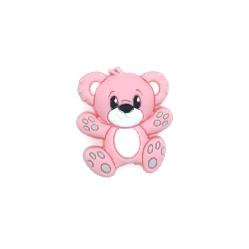 Mini Bear Silicone Beads Baby Dummy Cartoon Pacifier Toy Accessories For Kids And Babies Stevvex