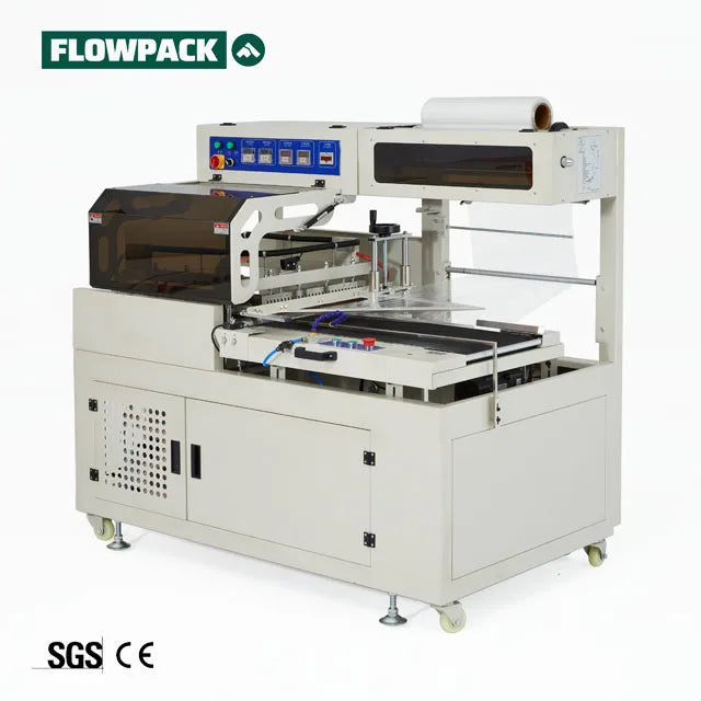 Thermal Economy Hualian Plastik Kecil Smi One-step Multi Tape l Shape Sealing Sealet Tunnel Shrink Package Wrap Machine System NovaCart
