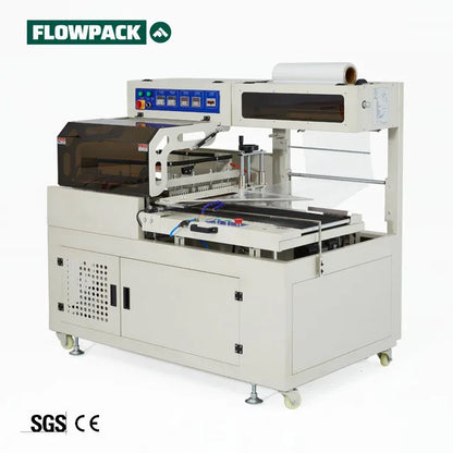 Thermal Economy Hualian Plastik Kecil Smi One-step Multi Tape l Shape Sealing Sealet Tunnel Shrink Package Wrap Machine System NovaCart