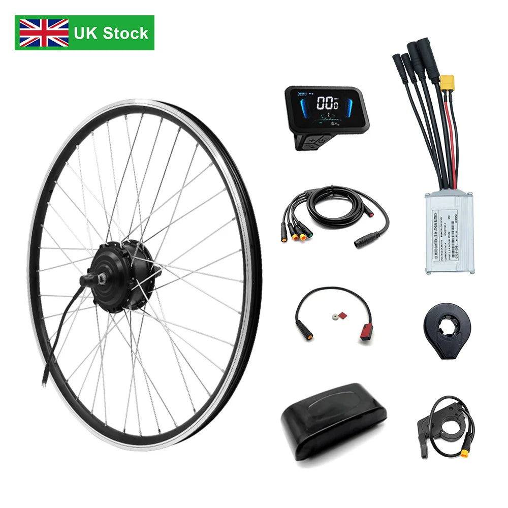 GreenPedel Most Popular in 2026 250w Brushless Hub Motor Ebike Kit UK/FR Warehouse 36v Front Hub Motor Conversion Sets on Sale NovaCart
