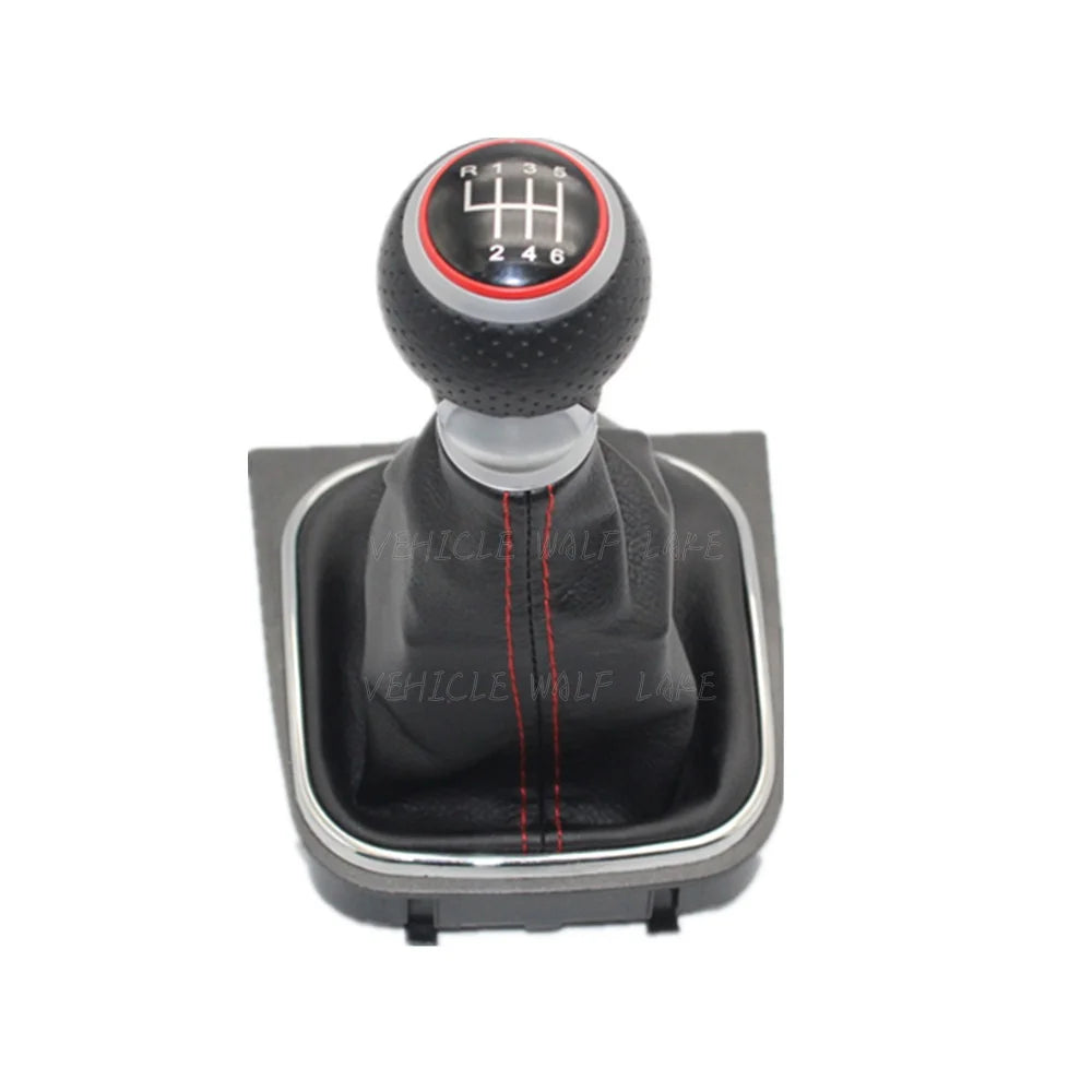 For VW Scirocco 2009 2010 2011 2012 2013 2014 Car-Stying 6 Speed Car Stick Gear Shift Knob With PU Leather Boot NovaCart