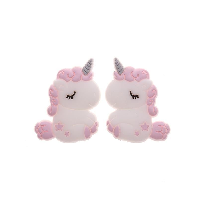 Silicone Unicorn Teether Beads Cute Cartoon Rodent BPA Free Baby Teething Toy For Baby and Kids Stevvex