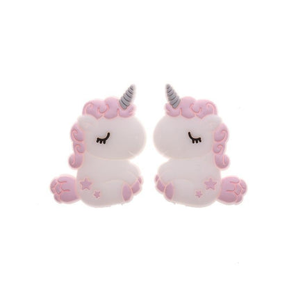 Silicone Unicorn Teether Beads Cute Cartoon Rodent BPA Free Baby Teething Toy For Baby and Kids Stevvex