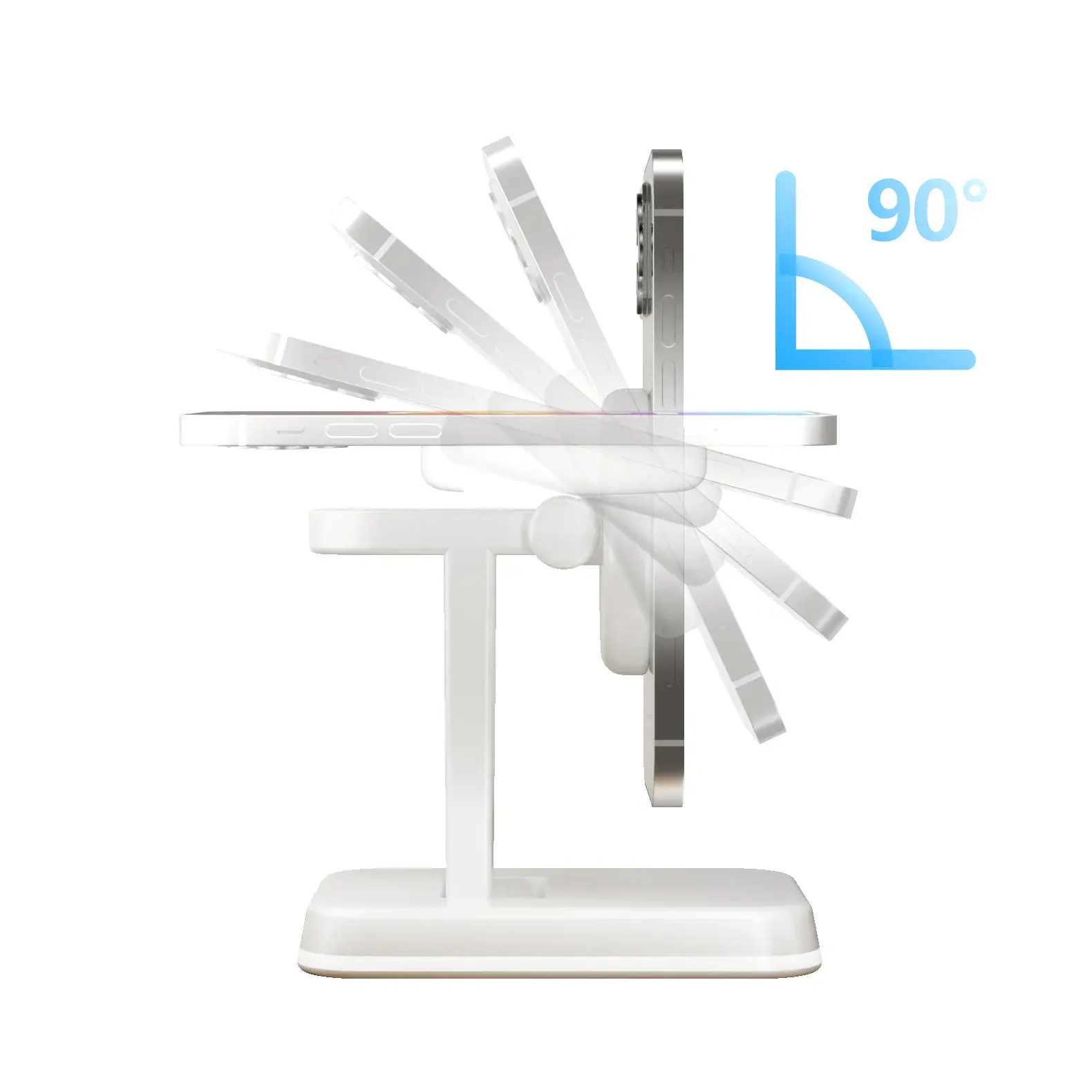 Revolutionary 3-in-1 Magnetic Wireless Charger - Fast Charge Your Devices with Style!