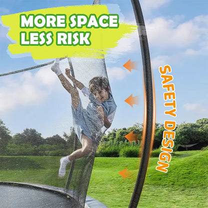 Zoshine Outdoor Jumping Trampoline Curved Pole Garden Trampoline with PVC Spring Cover Large Trampoline in Stock NovaCart