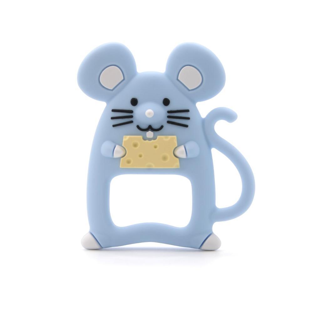 Baby Teethers Cartoon Animal Baby Teething Toy Penguin Silicone Teether Unicorn Pendant Raccoon Accessories Stevvex