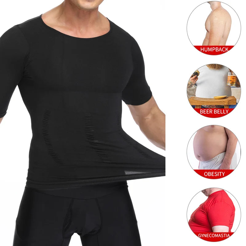 Men Slimming Body Shaper Belly Control Shapewear Man Shapers Modeling Underwear Waist Trainer Corrective Posture Vest Corset NovaCart