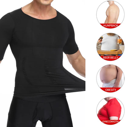 Men Slimming Body Shaper Belly Control Shapewear Man Shapers Modeling Underwear Waist Trainer Corrective Posture Vest Corset NovaCart