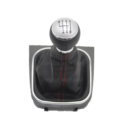 For VW Scirocco 2009 2010 2011 2012 2013 2014 Car-Stying 6 Speed Car Stick Gear Shift Knob With PU Leather Boot NovaCart