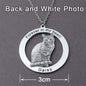 Personalized Photo Necklace,Pet Photo Necklace,Picture Necklace,  Memorial Gift