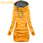 Autumn and Winter Women Dresses Long Sleeve Hoodie Dress for Women Pullover Hooded Dresses