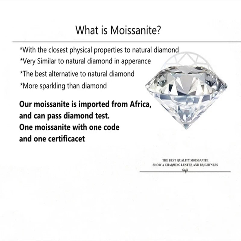 Silver 925 Original 5 Carat Excellent Cut Pass Diamond Test Yellow Moissanite Blossom Ring for Women Wedding Gemstone Jewelry NovaCart