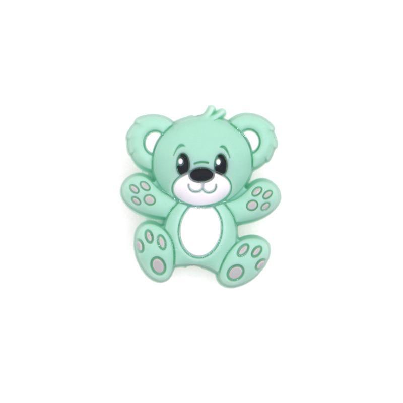 Mini Bear Silicone Beads Baby Dummy Cartoon Pacifier Toy Accessories For Kids And Babies Stevvex