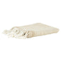 HMS 100% Poly PET Woven Beige Throw Blanket with Animal Pattern Soft and Cozy for Home Decor NovaCart
