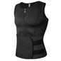 Neoprene Men's Shapers Sweat Vest for Men Waist Trainer Vest Adjustable Workout Body Shaper with Double Zipper for Sauna Suit NovaCart